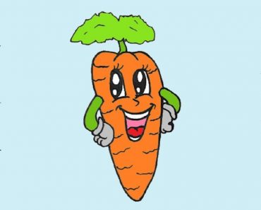 How To Draw A Cute Carrot Easy Step By Step
