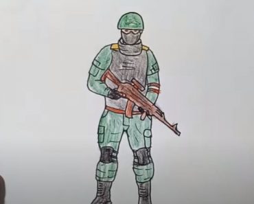 How To Draw A Soldier Easy Step By Step