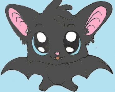 How To Draw Cartoon Bat Easy