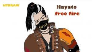 How To Draw Menggambar HAYATO free fire 