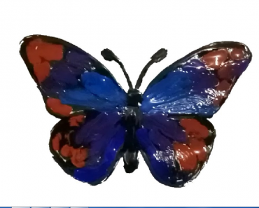 How to paint a butterfly easy step by step