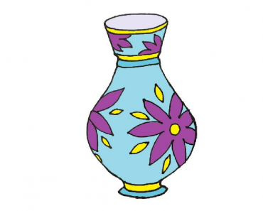 How to Draw a Vase Step by step