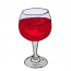 How to Draw a Wine Glass step by step