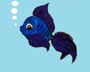 How to paint a cute fish step by step
