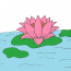 How to Draw a Lotus Flower step by step