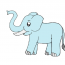 How to draw a Cartoon Elephant Cute step by step