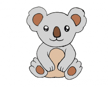 How to draw a Koala Bear Step by Step