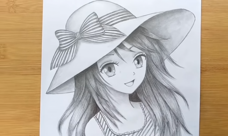 How To Draw Anime Girl Step By Step Manga Girl Pencil Sketch