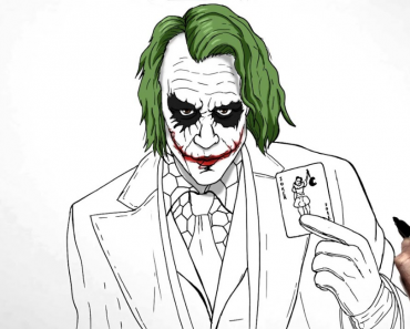 How To Draw Joker Step By Step