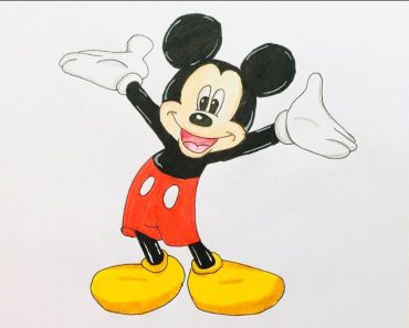 Easy drawing mickey mouse