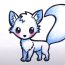 How To Draw An Arctic Fox cute step by step