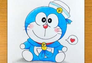 How to draw doraemon step by step