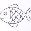 Easy drawing a fish