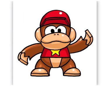 How To Draw Diddy Kong step by step
