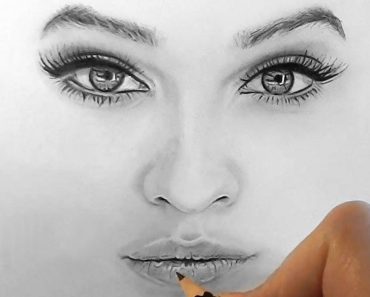 How to Draw a Realistic Face step by step