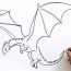 How to draw a Dragon step by step