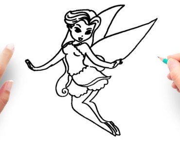 How to draw a fairy Step by step