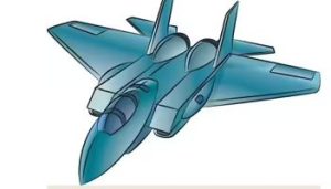How to draw a Fighter jet