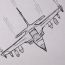 How to draw a Fighter jet step by step