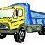How to draw dump truck step by step