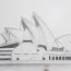 How To Draw Sydney Opera House step by step