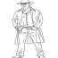 How to draw cowboy step by step