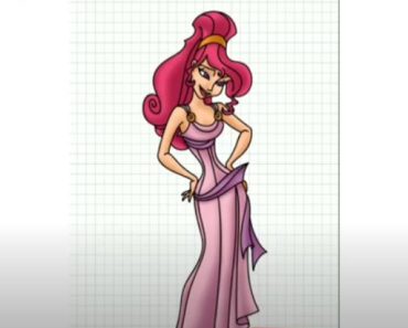 How to Draw Megara step by step