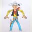 Easy Lucky Luke Drawing step by step