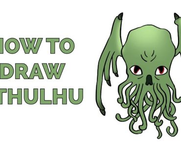 How to Draw Cthulhu step by step