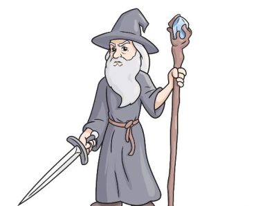 How to Draw Gandalf step by step