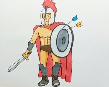 How to Draw Roman Warrior step by step