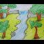 How to Draw Scenery of Rainforest step by step