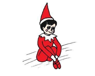 How To Draw Elf on The Shelf step by step