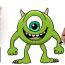 How to Draw Mike Wazowski from Monsters step by step