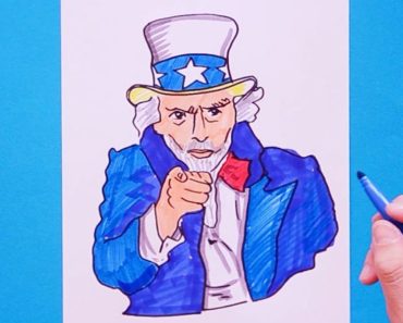 How to Draw Uncle Sam step by step