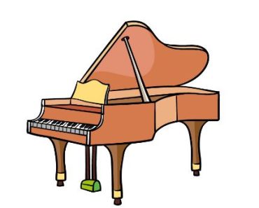 How to Draw A Piano step by step