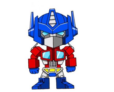 How to Draw Optimus Prime from Transformers step by step