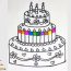 How to Draw a Birthday cake step by step