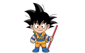 How to Draw Son Goku step by step