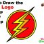 How to Draw Flash logo step by step