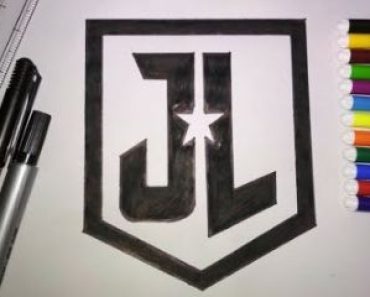 How to Draw the Justice League Logo step by step